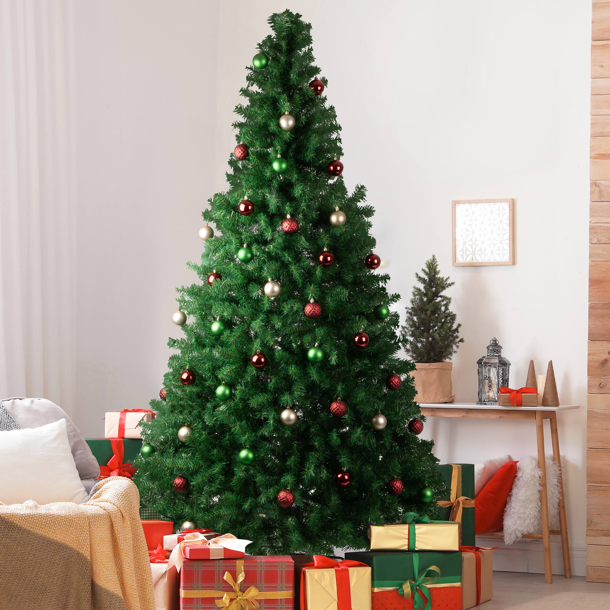 Back. Elf Stor - Artificial Christmas Tree-7.5ft - Green.