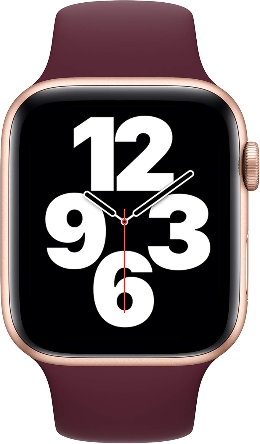 Alt View 2. Apple - Apple Watch Sport Band (44mm) - Plum - Regular - Purple.