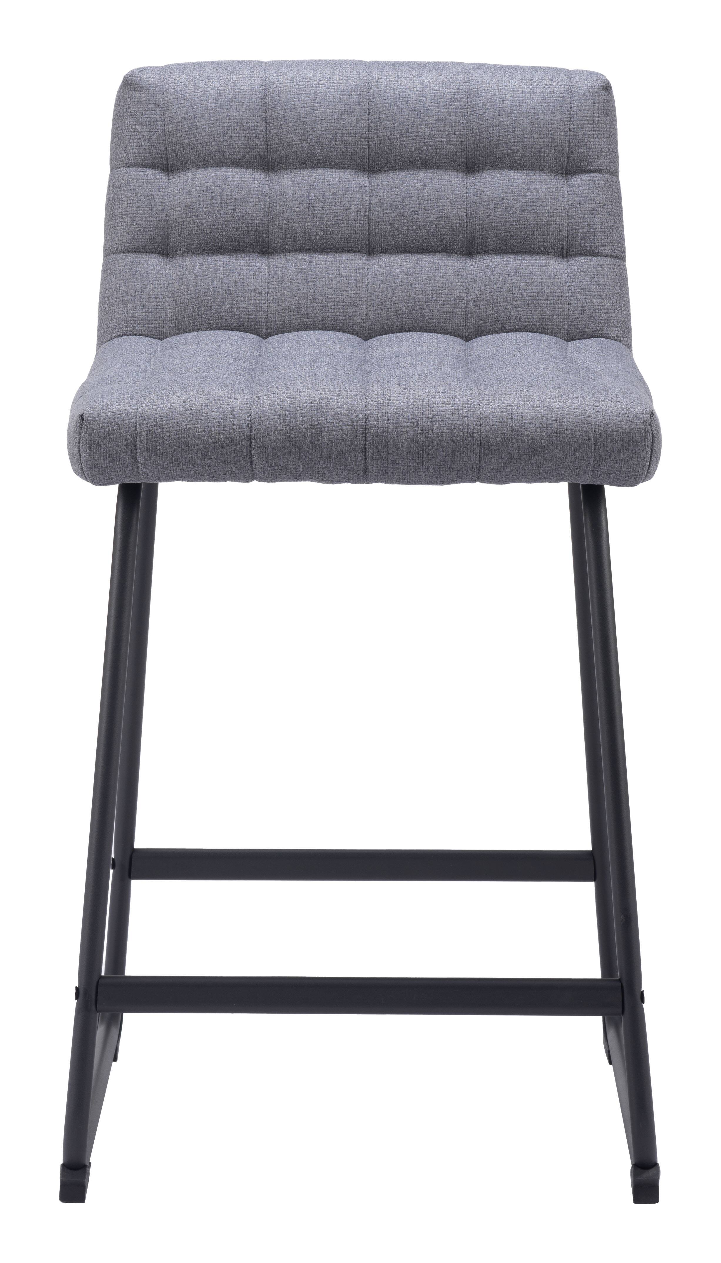Alt View 1. Hivvago - Pago Counter Stool (Set of 2) Gray - Gray.