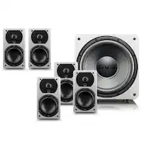 SVS - Prime Satellite 5.1 Speaker System - White Gloss - Front_Zoom