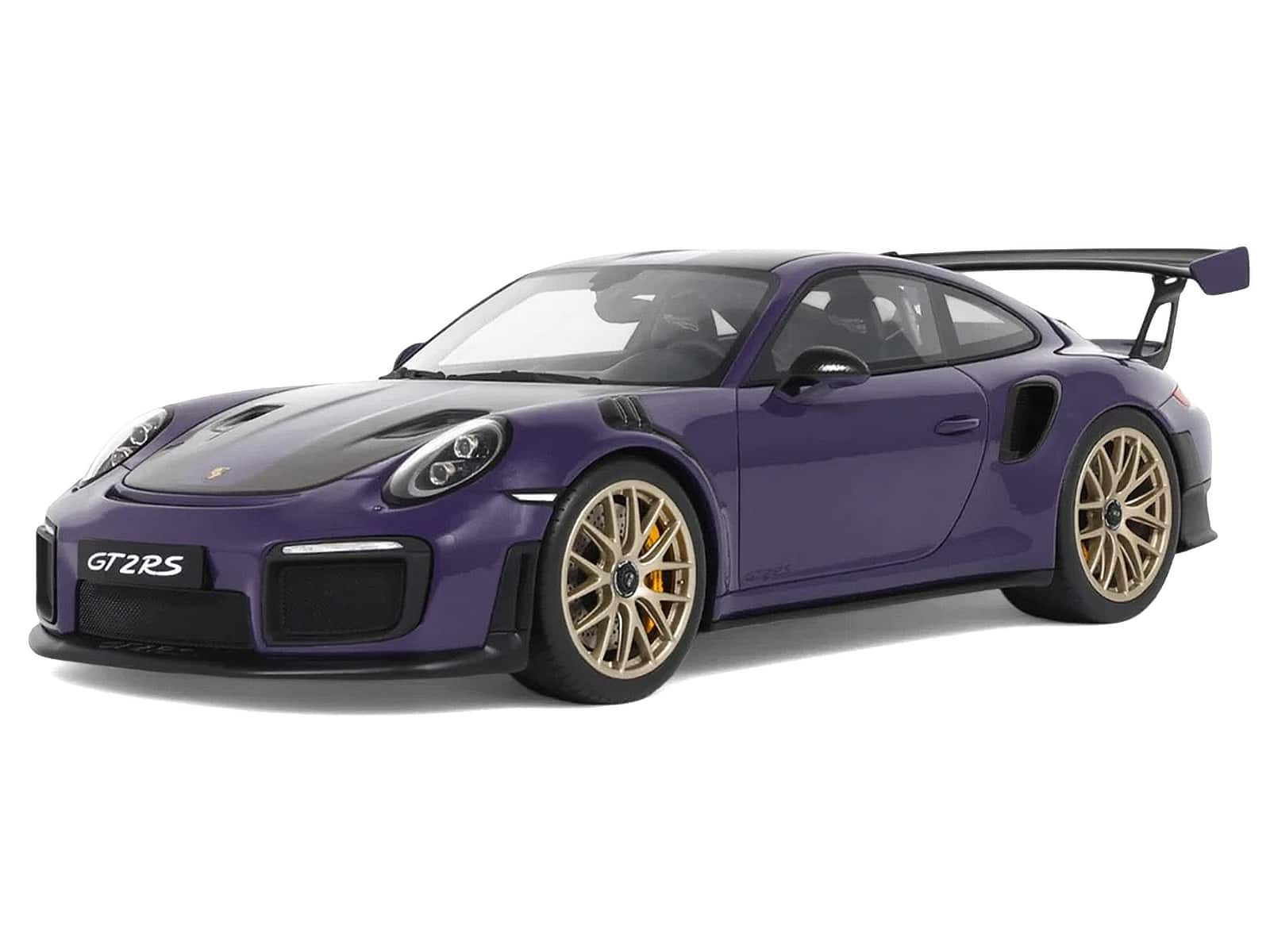 2021 Porsche 911 (991.2) GT2 RS Ultraviolet Metallic with Carbon Stripes 1/18 Model Car by GT Spirit price history on PriceWatchPro
