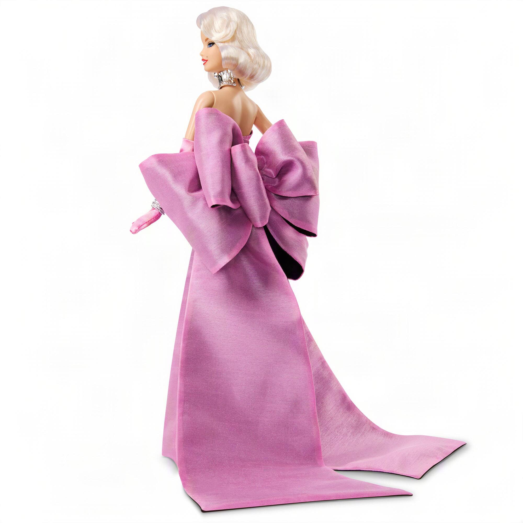 Back. Mattel - Marilyn Monroe Barbie Signature Collectible Doll.
