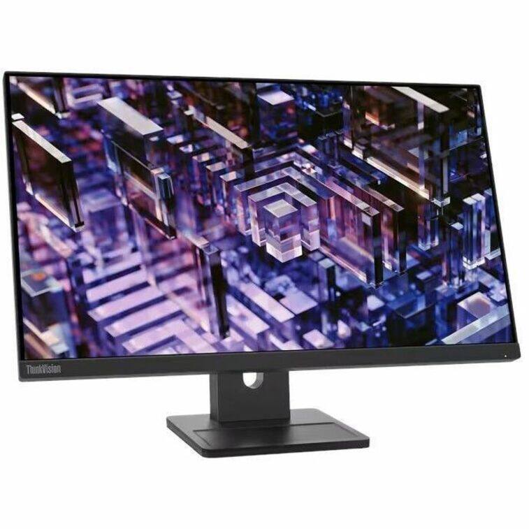 Alt View 1. Lenovo - Lenovo ThinkVision E24q-30 24" Class WQHD LED Monitor - 16:9 - Raven Black - 23.8" Viewable - In-plane Switching (IPS) - Black.