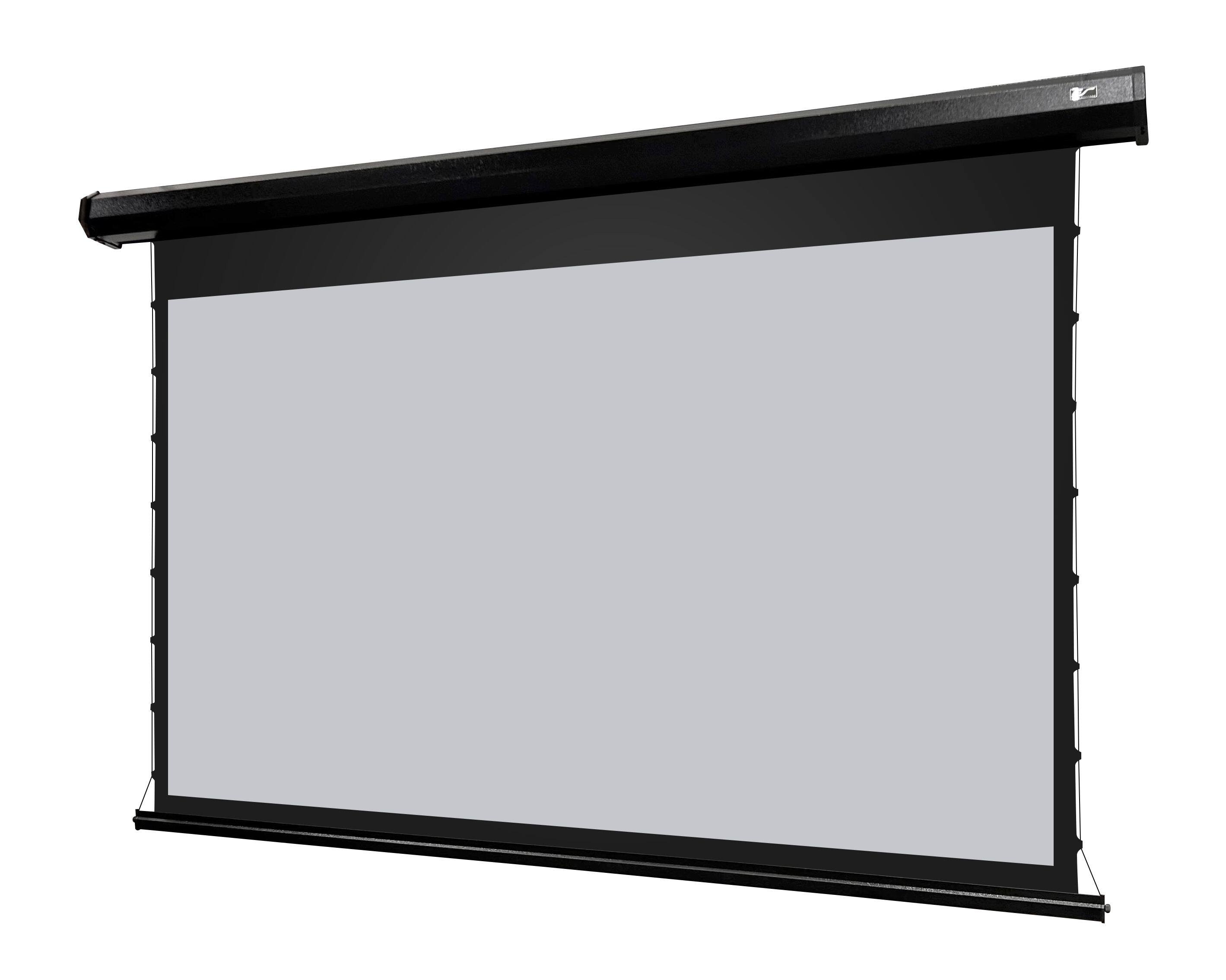 Alt View 1. Elite Screens - CineTension 3, 110" Diag,16:9,Electric Drop-Down Front/Rear Tab-Tensioned Screen, TE110HR3-DUAL - Black.
