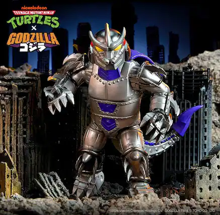 Nickelodeon Teenage Mutant Ninja Turtles x Godzilla
2026 Viacom Overseas Holdings C.V. Godzilla TM & TOHO CO., LTD.