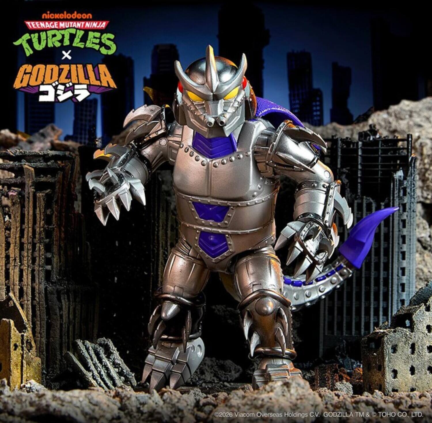 Teenage Mutant Ninja Turtles x Godzilla - Shredder x Mechagodzilla Action Figure - COLLECTIBLES