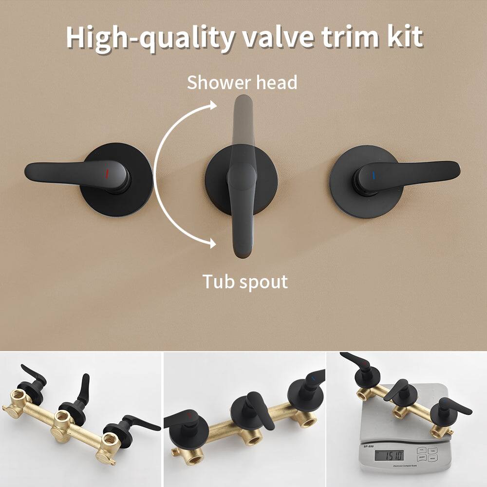 High-quality valve trim kit

Shower head

Tub spout