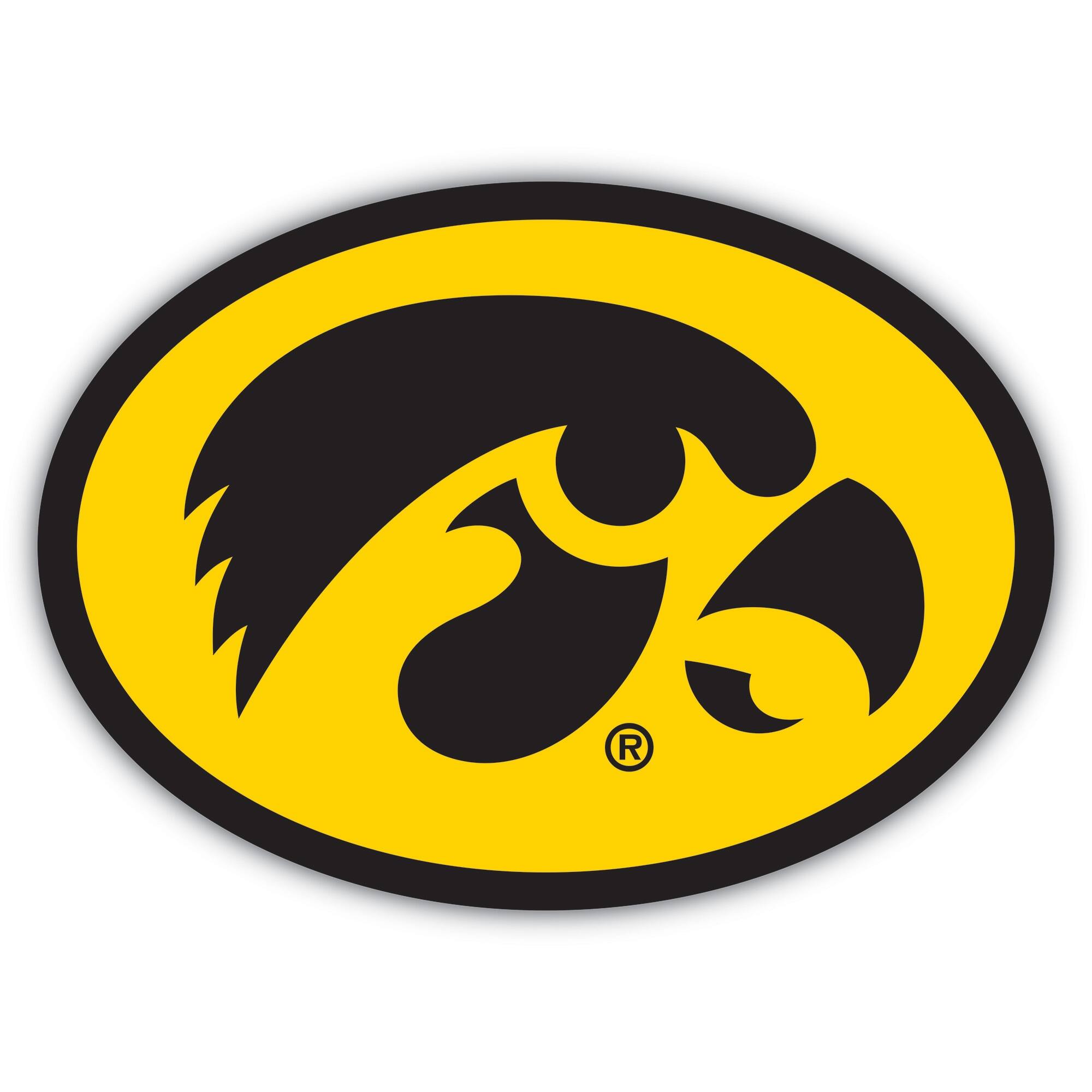 Iowa Hawkeyes 24" Logo Cutout Sign