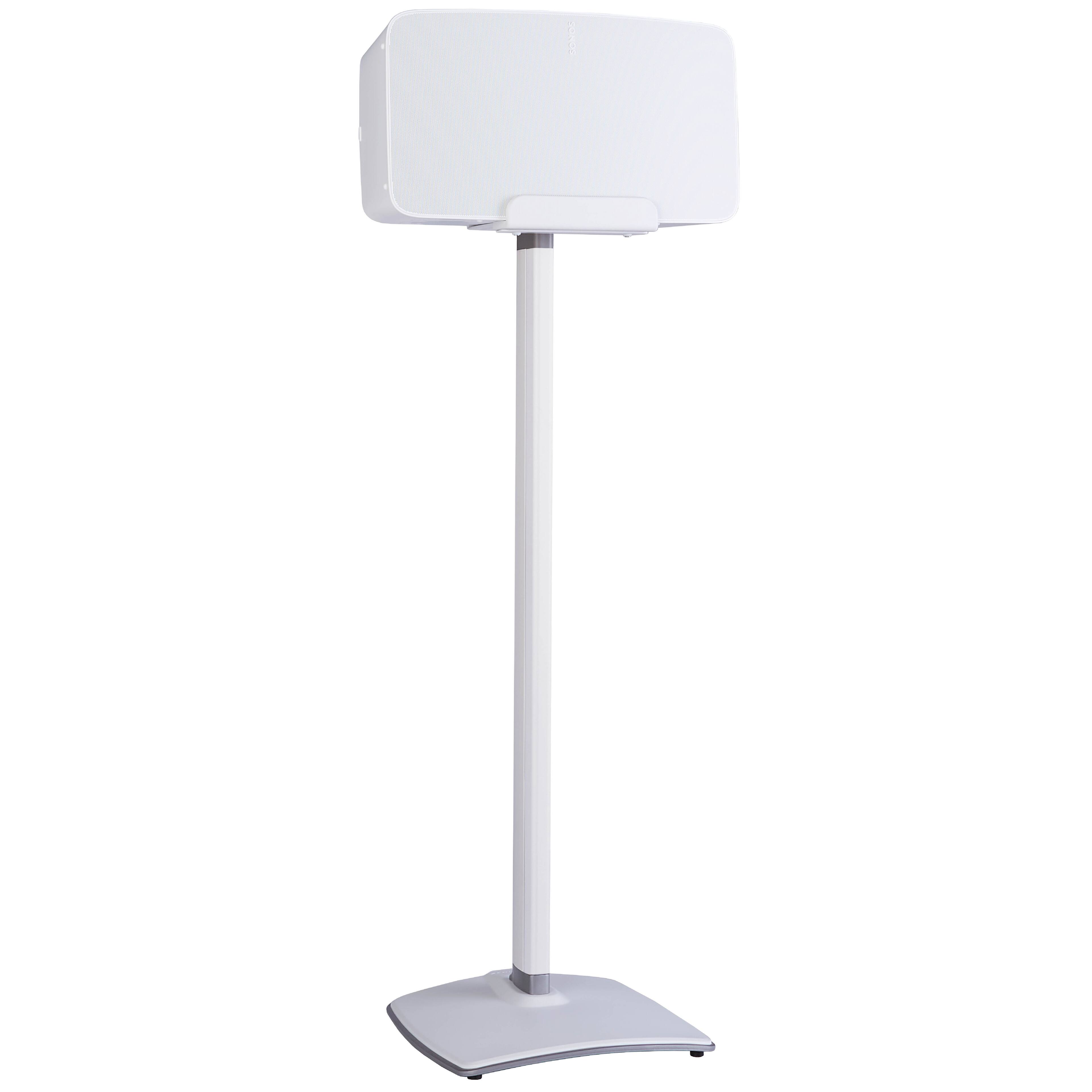 Angle. Sanus - Wireless Speaker Stands Designed for Sonos Five and Play: 5 Speakers - White.
