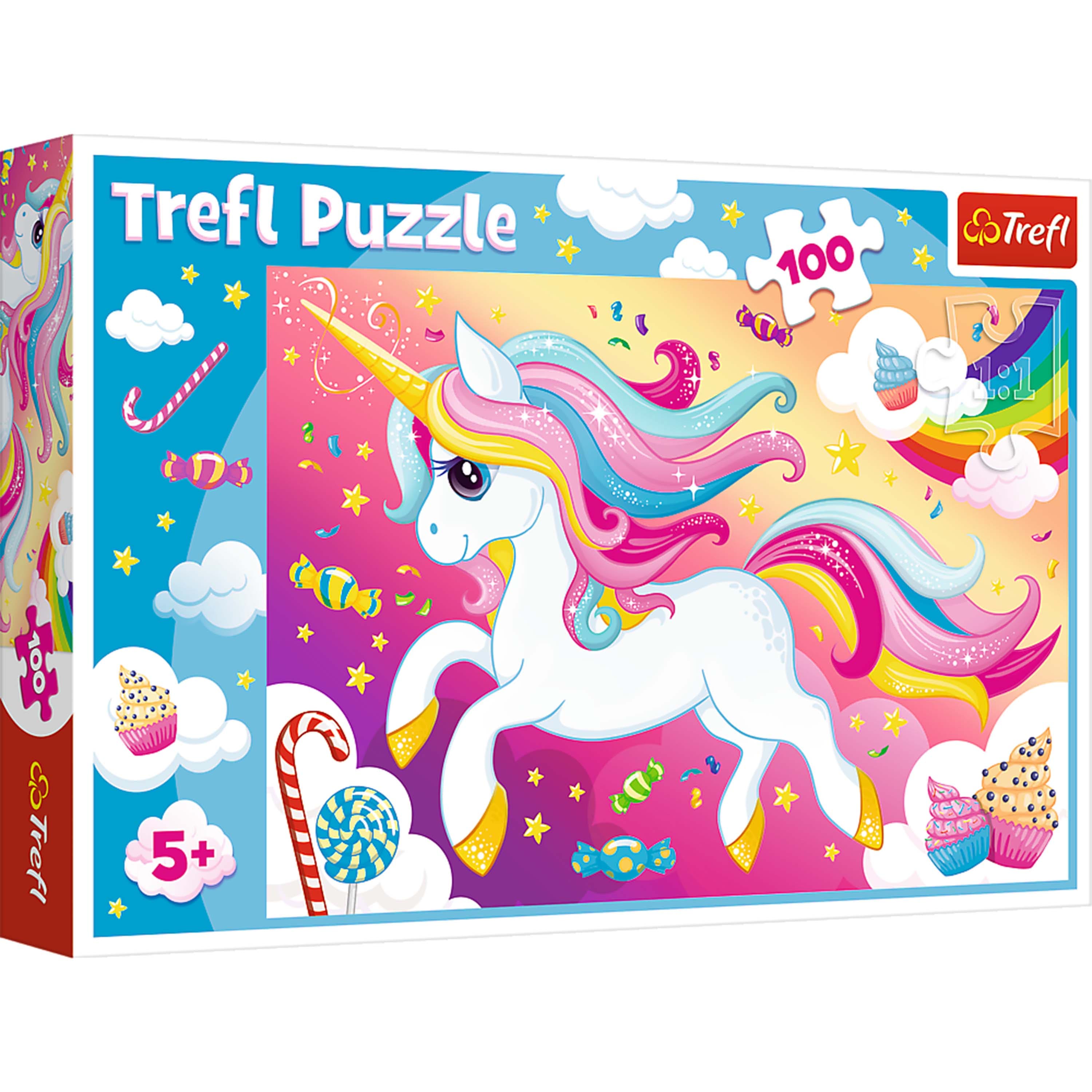 Trefl - Red 100 Piece Kids Puzzle - Beautiful Unicorn price history on PriceWatchPro