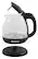 Alt View 12. Elite Gourmet - 1L Electric Glass Water Kettle - Black.