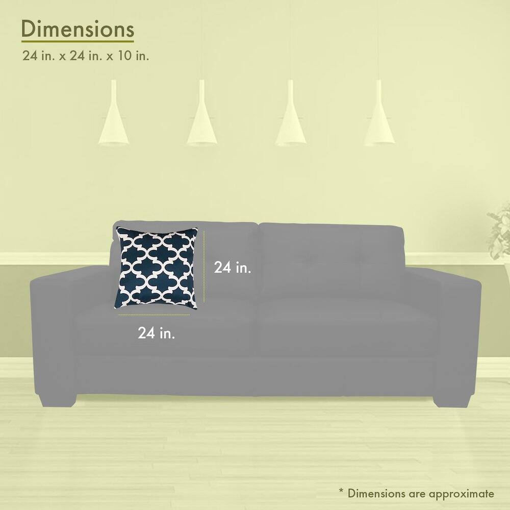Dimensions  
24 in. x 24 in. x 10 in.  

24 in.  
24 in.  

* Dimensions are approximate