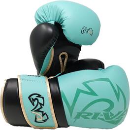 RIVAL - Boxing RS80V Impulse Hook and Loop Sparring Gloves - 12 oz. - Aqua