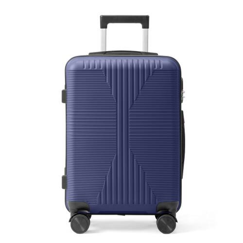 Alt View 2. Winado - 20" Hardshell Carry On Luggage with Spinner Wheels Lightweight PP Hardside Small Suitcase with Built-in Lock - Navy Blue.