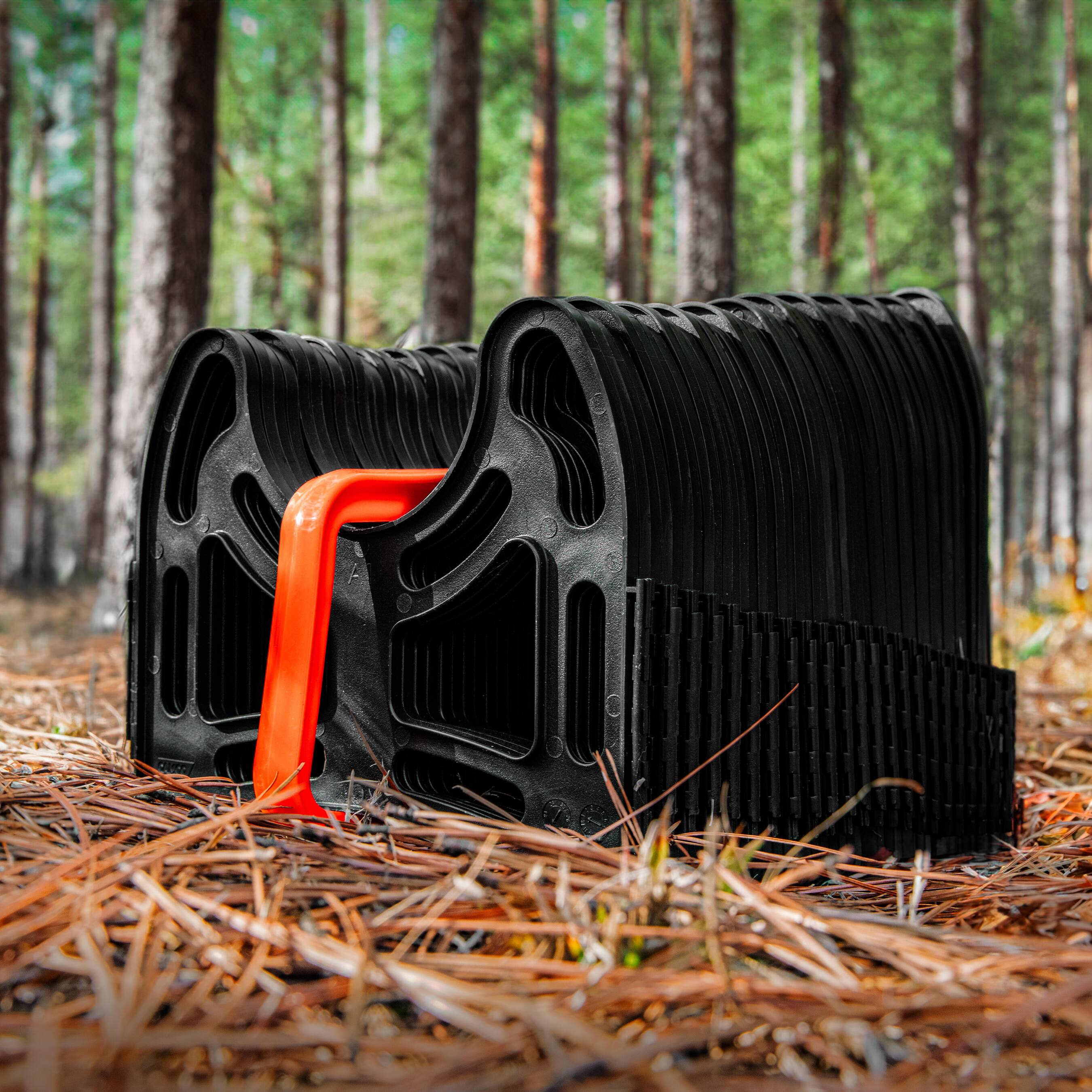 Alt View 5. Camco - Camco Sidewinder RV Sewer Hose Support, Trailer and Camping Accessories, 20 Feet - Black.