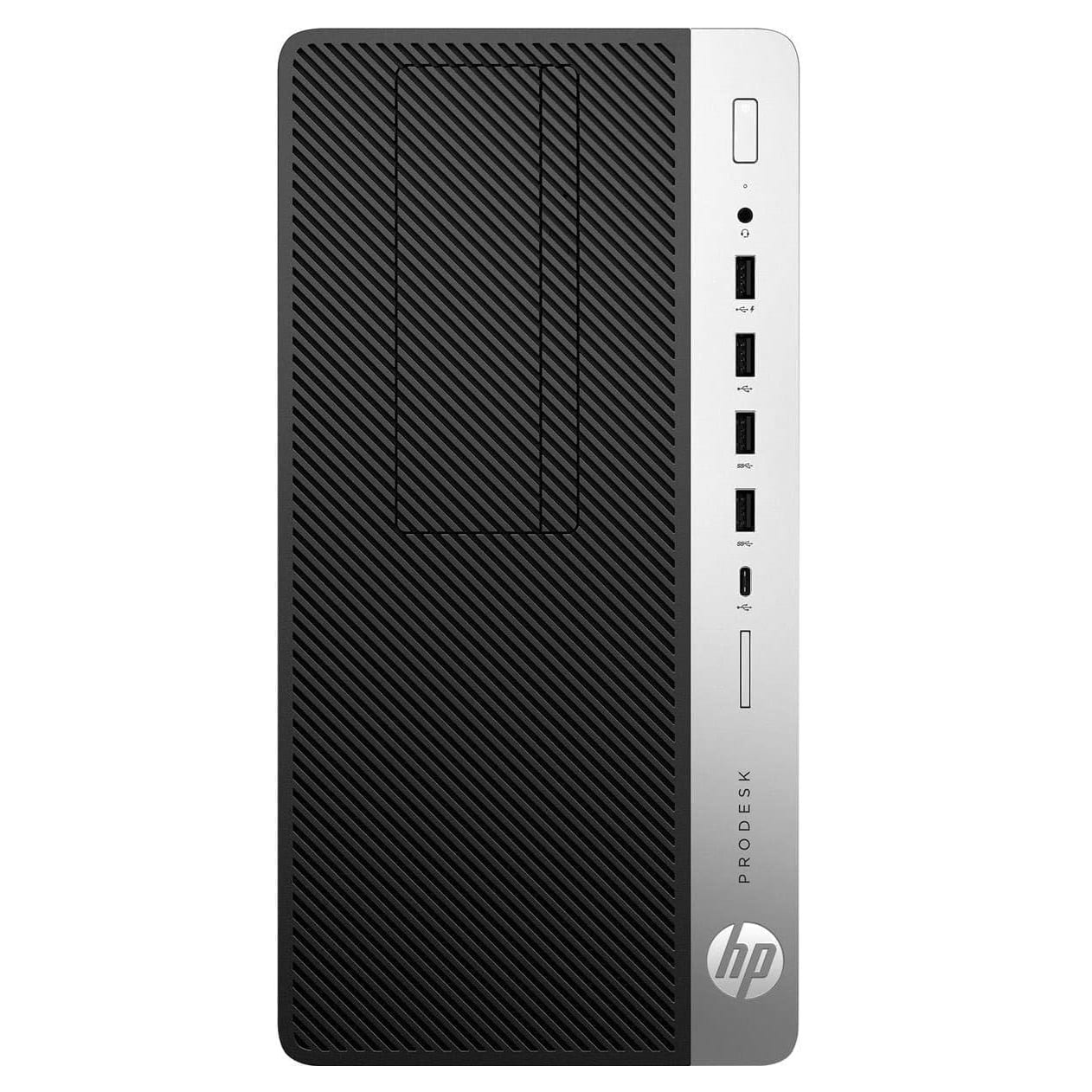 Back. HP - HP ProDesk 600G4 Tower Desktop PC, Intel Core i7-8700 up to 4.6GHz, 32GB DDR4 RAM, 1TB SSD, USB WiFi, DVDRW, Win11 Pro - Black.