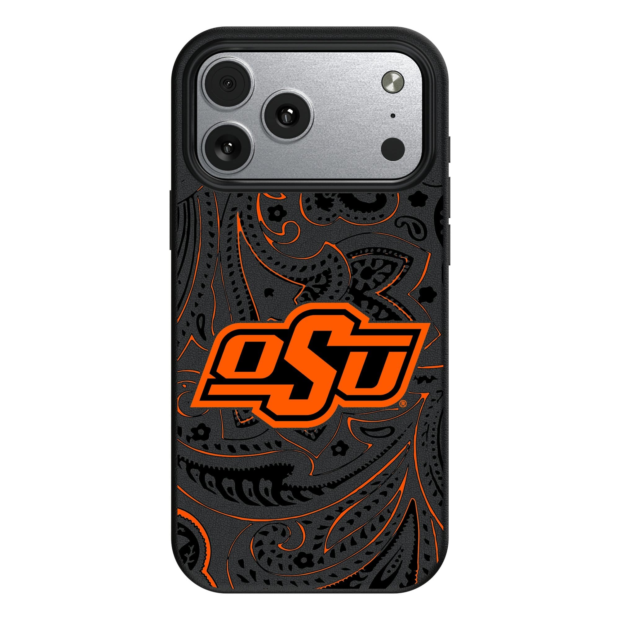 Keyscaper - NCAA - Oklahoma State Cowboys Paisley iPhone Magnetic Bump Case - 17 Air - Black price history on PriceWatchPro