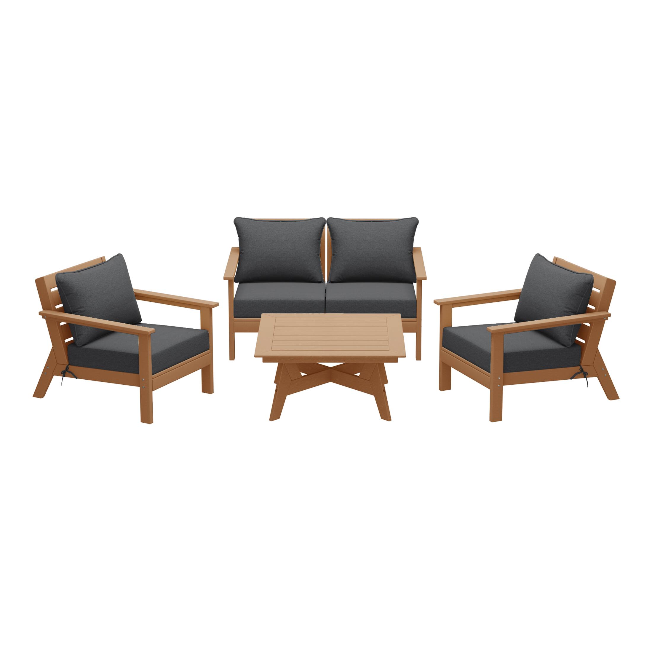 Teak/Gray