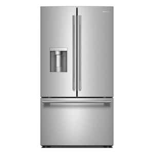 KitchenAid - 36 in. Wide 30 cu. ft. French Door Refrigerator with Exterior Water and Ice - Stainless Steel