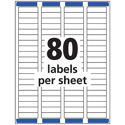 80 labels per sheet