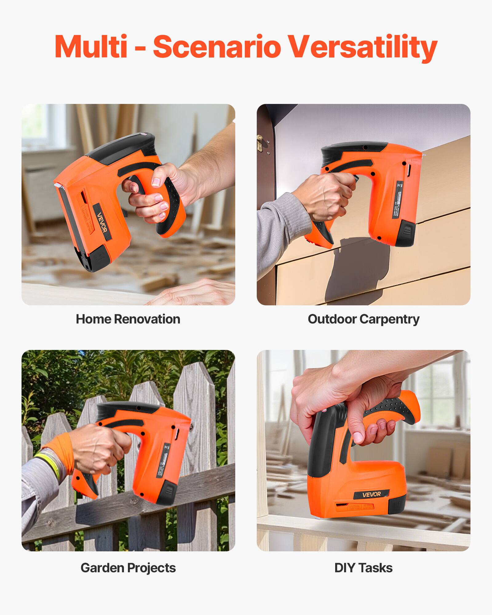 Multi-Scenario Versatility

- Home Renovation
- Outdoor Carpentry
- Garden Projects
- DIY Tasks