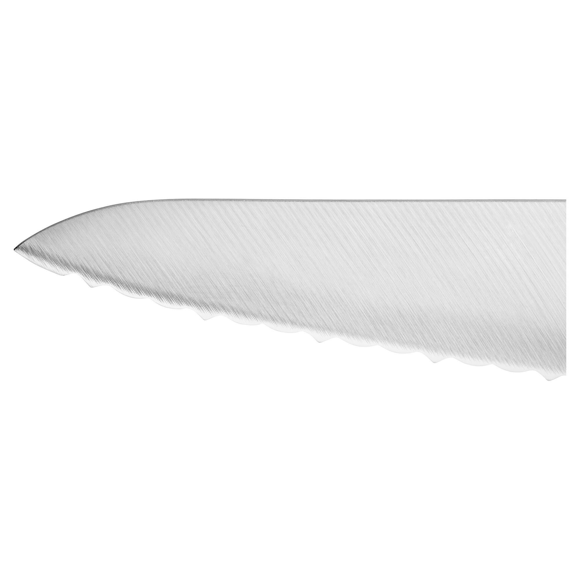 Alt View 1. ZWILLING - ZWILLING Pro 5.5-inch Serrated Prep Knife - Stainless Steel.