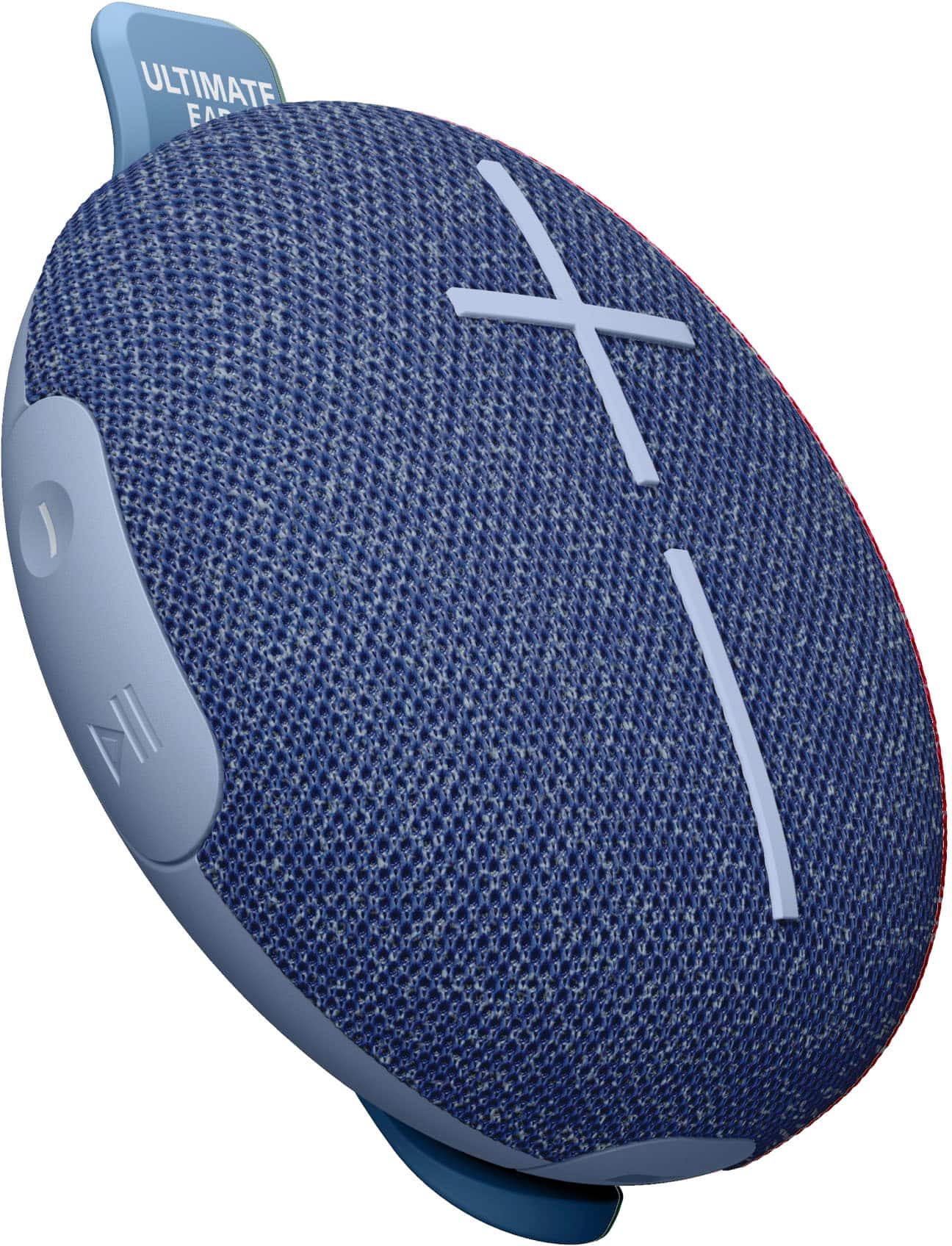 Front. Ultimate Ears - MINIROLL Ultra-Portable Waterproof Bluetooth Speaker with 131 ft Range - Majestic Blue.