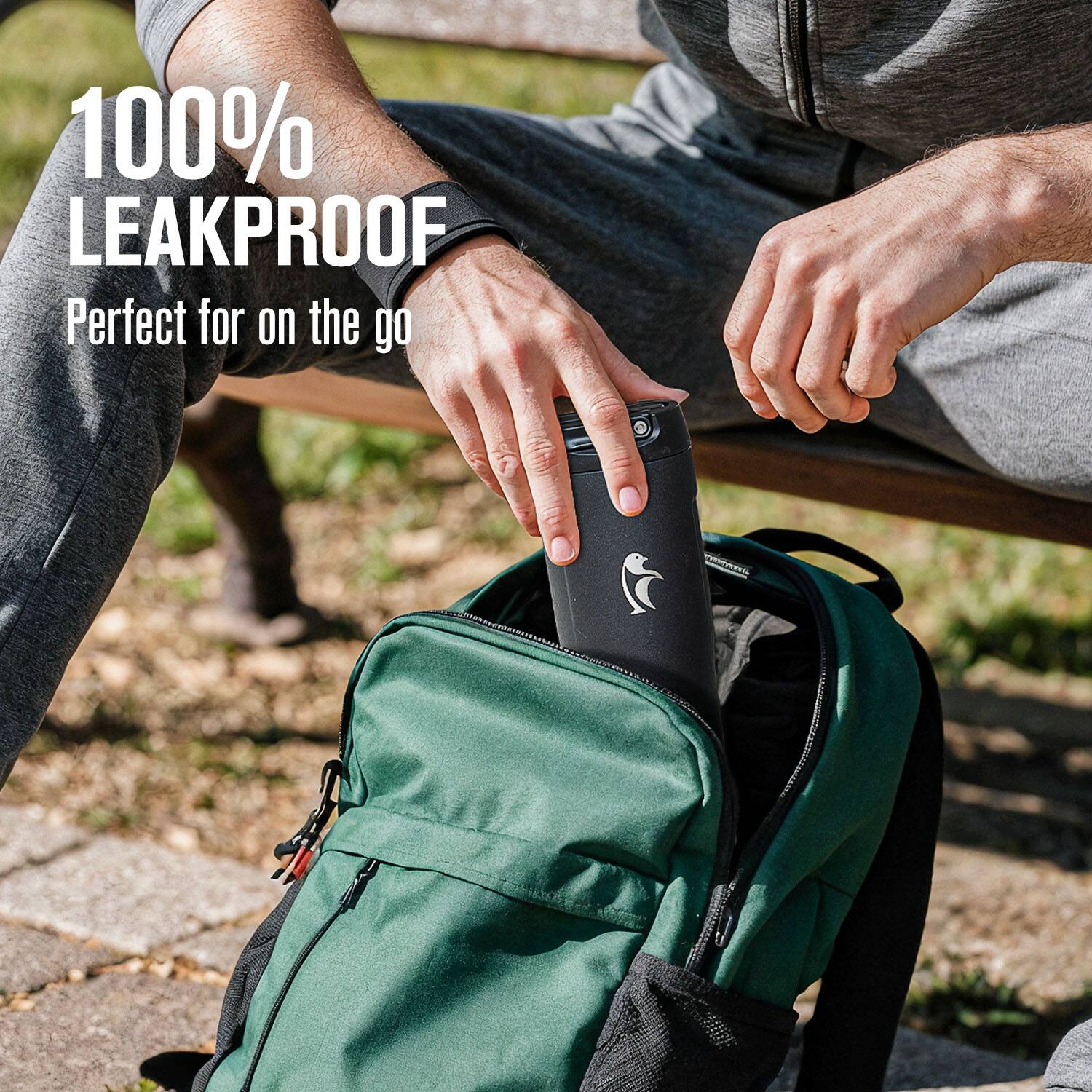 100% LEAKPROOF  
Perfect for on the go