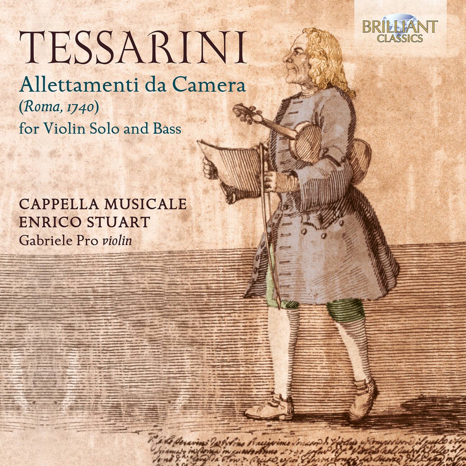 Cappella Musicale Enrico Stuart - Tessarini: Allettamenti da Camera for Violin Solo & Bass   - COMPACT DISCS [CD] price history on PriceWatchPro