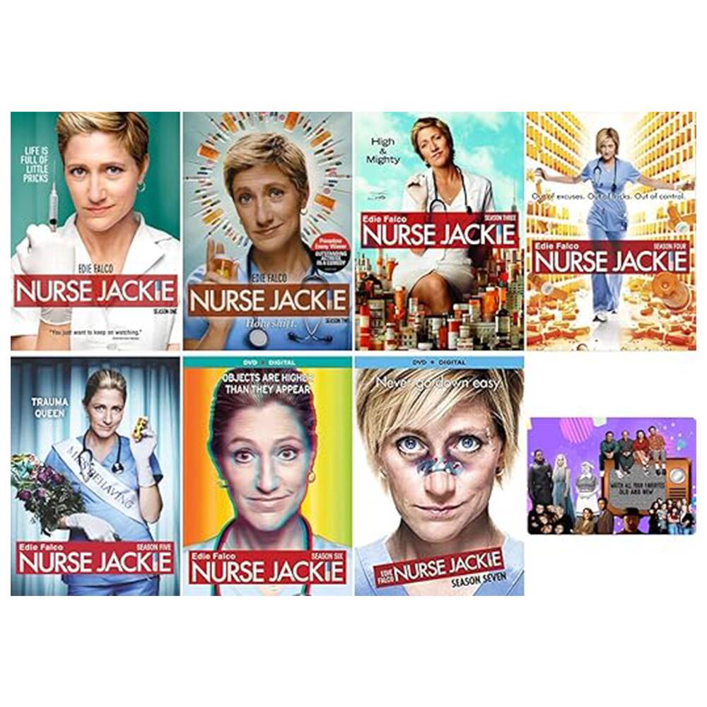 Left. Nurse Jackie: The Complete Series Season 1-7 (DVD).