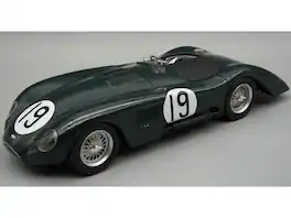 Jaguar C-Type Longtail #19 "24 Hours of Le Mans" (1952) "Mythos Series" with Display Case 1/18 Model Car by Tecnomodel