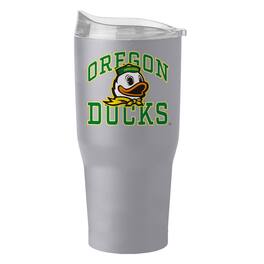 Logo Brands - Oregon Ducks 30oz. Stone Powder Coat Tumbler - Multicolor