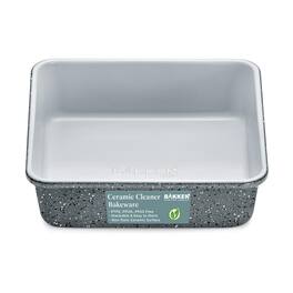 Bakken- Swiss - Square Cake Pan - Aluminized Steel, Ceramic Non-Stick Coating, Non-Toxic, Ideal Size, Heavy-Duty, Elevate Your Baking wi - Marble