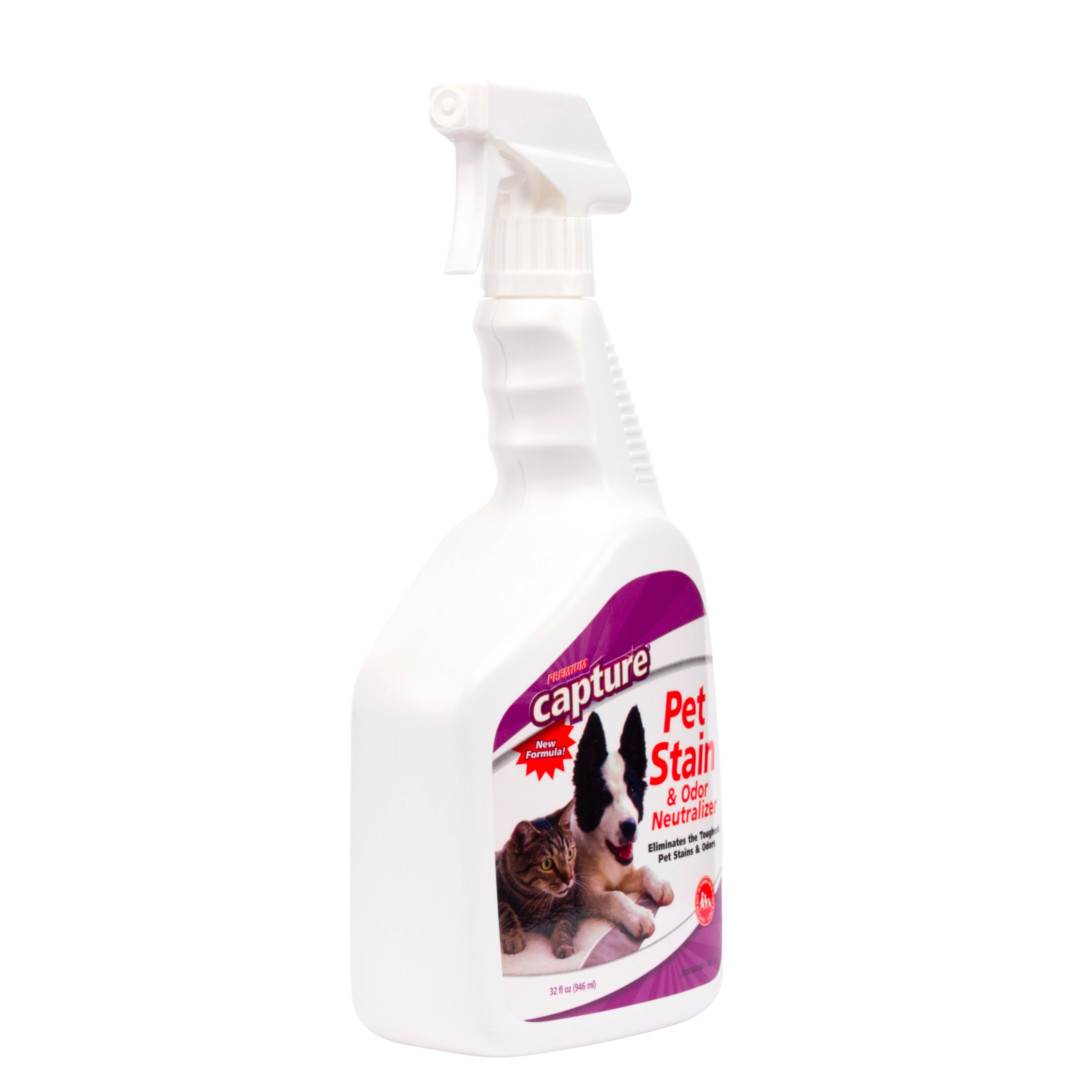 Capture Pet Stain & Odor Neutralizer  
Eliminates Tough Pet Stains & Odors  
32 fl oz (946 ml)