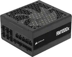 CORSAIR - RMX Series RM1000x Cybenetics Gold Fully Modular ATX Power Supply - Black - Front_Zoom