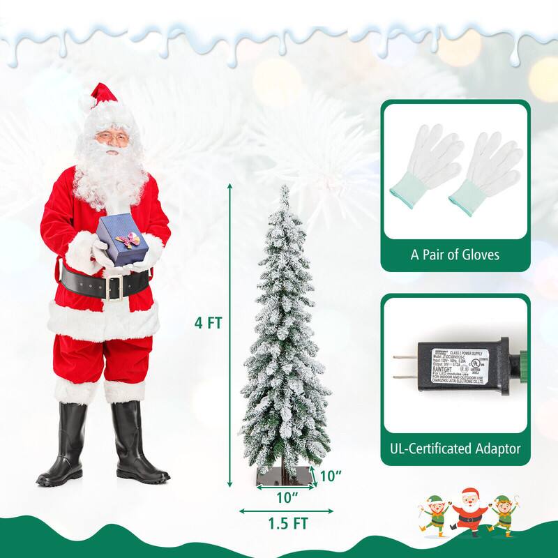 A Pair of Gloves  
4 FT  
AL RANTIGHT U  
UL-Certificated Adaptor  
10"  
10"  
1.5 FT