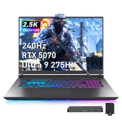 2.5K
2560X1600
240Hz
RTX 5070
Ultra 9 275HX