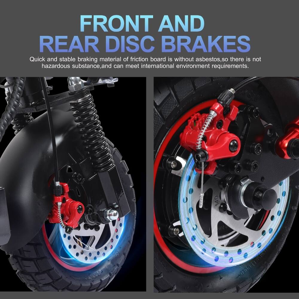 FRONT AND REAR DISC BRAKES

Quick and stable braking material of friction board is without asbestos, so there is not hazardous substance, and can meet international environment requirements.