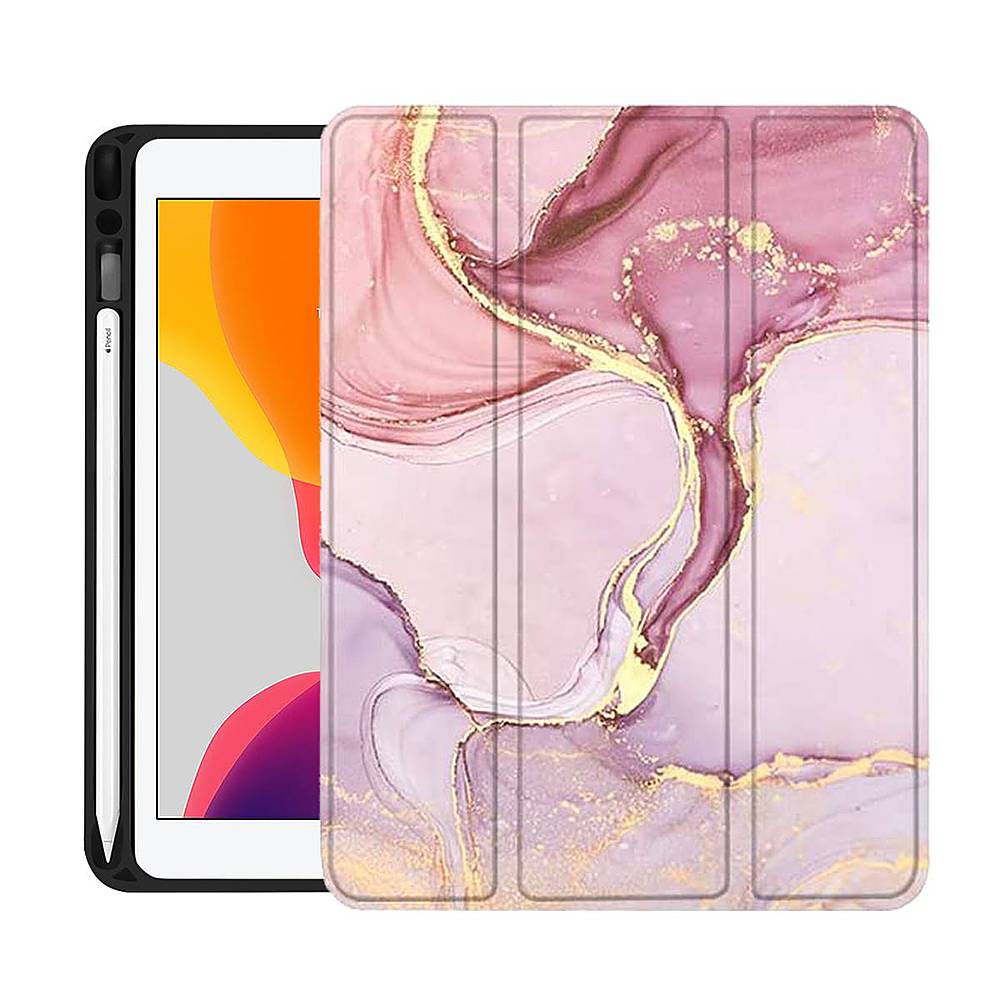 Alt View 11. SaharaCase - Folio Case for Apple iPad 10.2 (8th Generation 2020) and (9th Generation 2021) - Pink Marble.