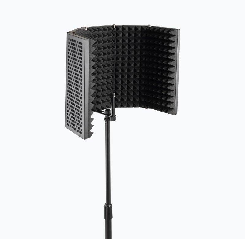 Alt View 2. On Stage Stands - On-Stage ASMS3000 Isolation Shield - Black.