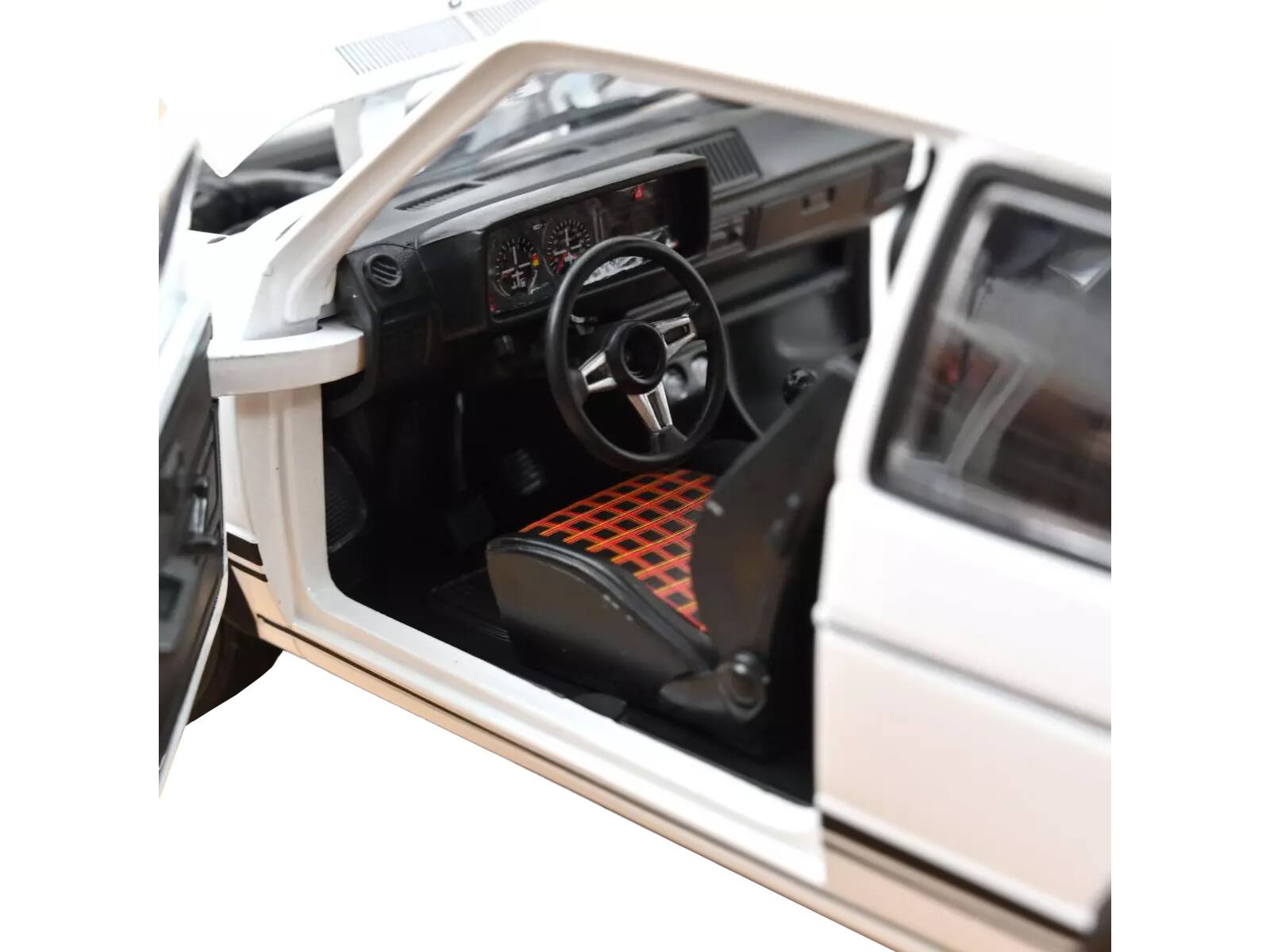 Back. Norev - 1976 Volkswagen Golf GTI White 1/18 Diecast Model Car by Norev - White.