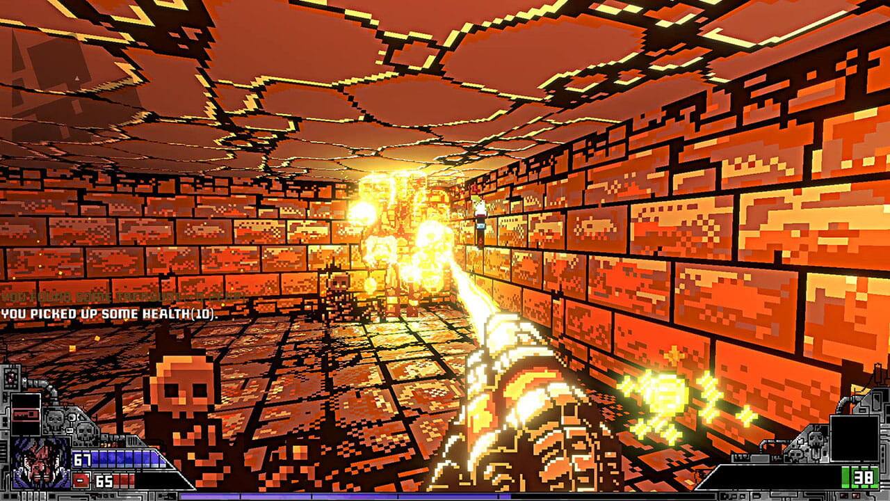 YOU PICKED UP SOME HEALTH (10).