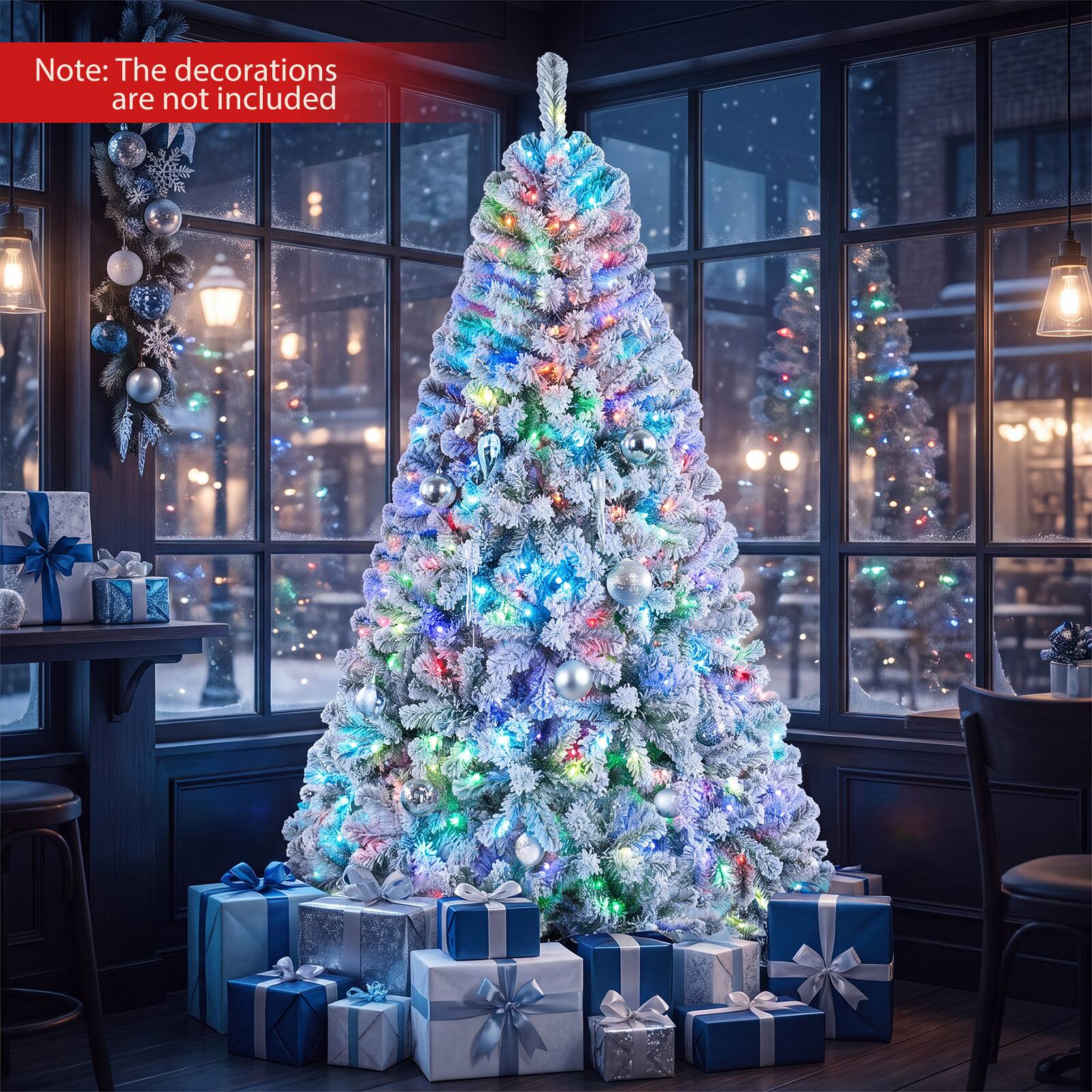 Note: The decorations are not included