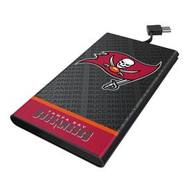 Keyscaper - Tampa Bay Buccaneers 5000mAh Flat Powerbank - Black