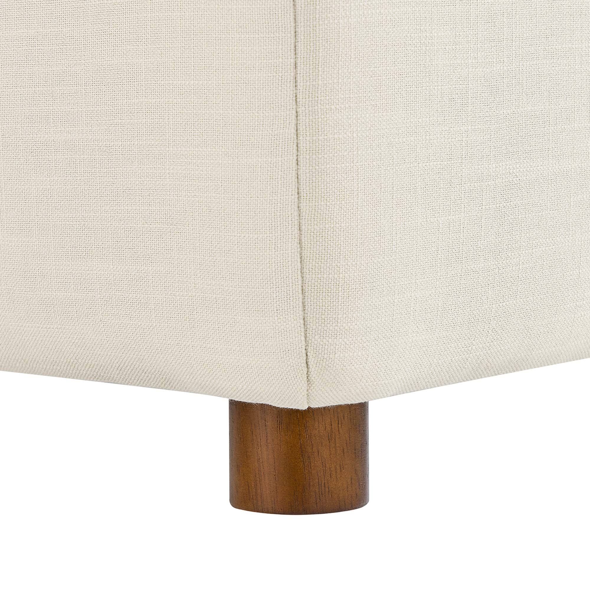 Back. Modway - Commix Down Filled Overstuffed Corner Chair by Modway - Light Beige.