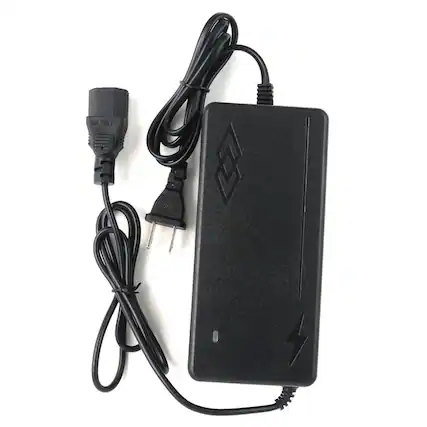 Front. Stock Preferred - IEC Connector Power Supply Adapter 21V 5A Charger - Black.