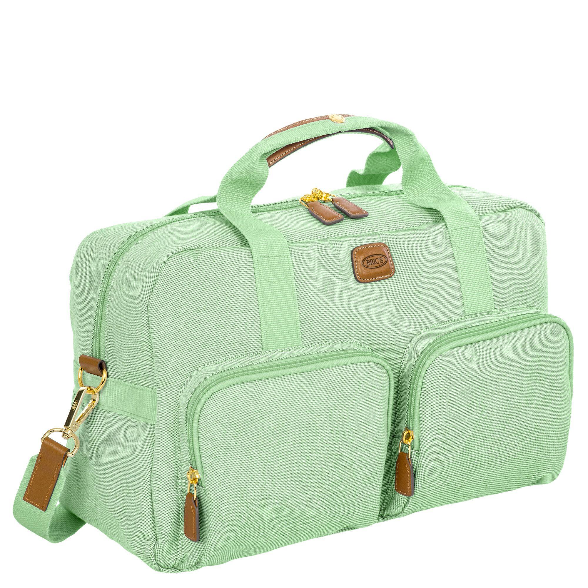 Angle. Bric's - Volterra 18" Boarding Duffle - Green.