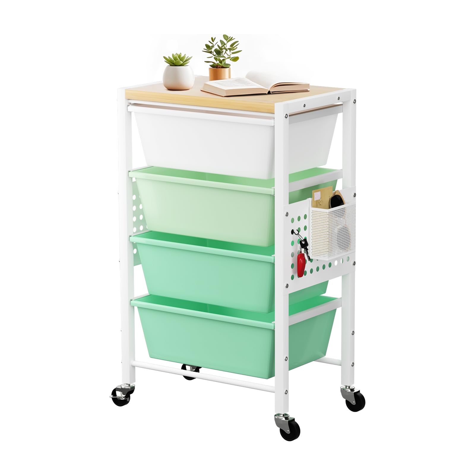 Bright Green 4-Drawer