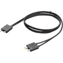 Lenovo - Thunderbolt 4 WorkStation Dock Split Cable 0.7m - 2.30 ft Thunderbolt 4 Data Transfer/Power Cable for