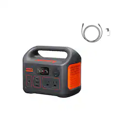 Jackery - E300new Solar Generator 284Wh Portable Power Station with 5m Extension Cable, LiFePO4 Battery for Outdoors (284 Wh Capacity)